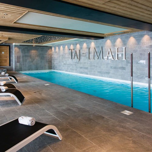 Hotel Taj-i Mah, ski hotel in Les Arcs, France - indoor swimming pool