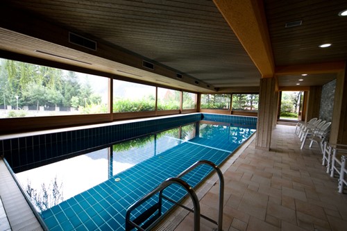 Hotel Pavillon, Ski Hotel in Courmayeur, Italy, swimming pool