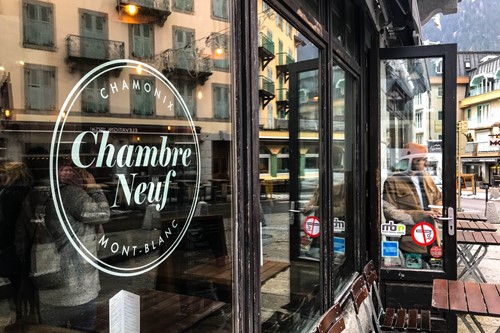 Chamonix Photoshoot chambre neuf