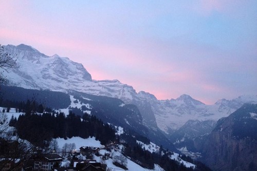 Wengen, Switzerland skiing