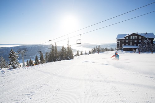 skiing in Norefjell from Dublin