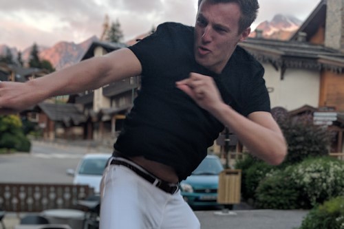 Jump for kung fu-La Clusaz-France