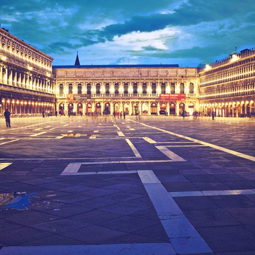Venice-Italy-multicentre-st marks square at night