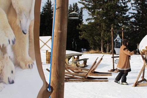 Animal trail in Meribel, perfect for skiing with children