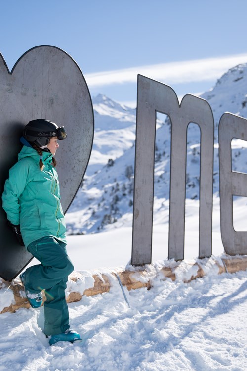 Meribel ski weekends Three Valleys Meribel sign