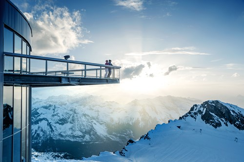Kitzsteinhorn glacier in Kaprun, nearest ski resorts to salzburg