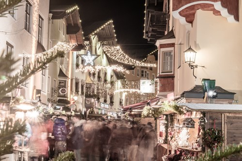 Kitzbuhel town centre, a ski resort near salzburg