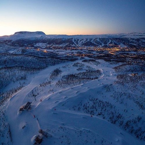 snow conditions in Geilo, Norway