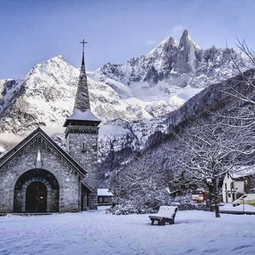 Chamonix @chamonixmontblanc Les Praz 10th Jan