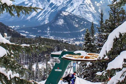 Chairlift on Mount Norquay in Banff, Canada