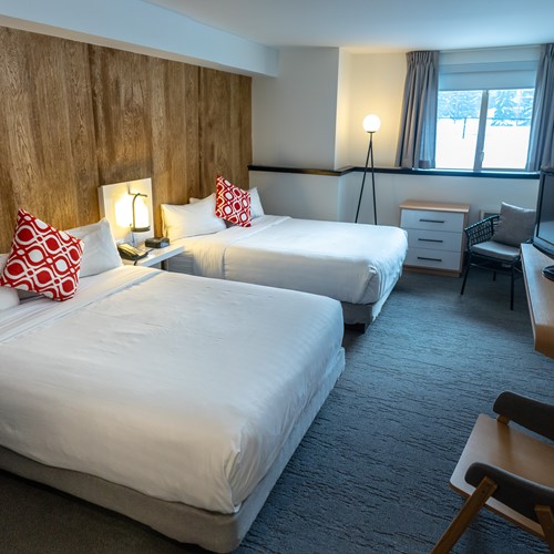 deluxe queen room two beds Hotel Aava Whistler