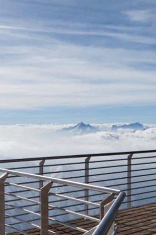 monte bianco skyway in courmayeur