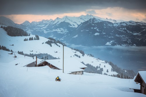 champery switzerland ski weekends sunset