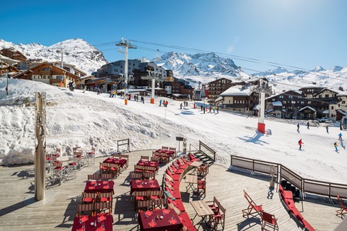 hotel le hameau du kashmir val thorens sun terrace