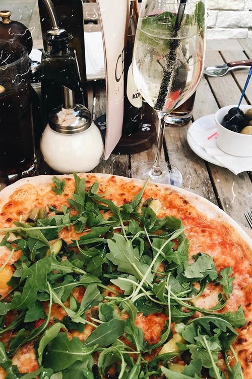 Kitzbuhel restaurants Centro Cafe Bar pizza and spritz