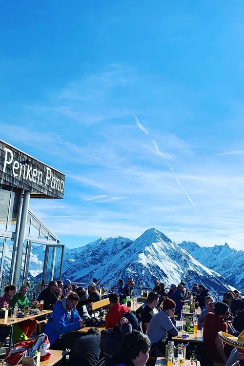 Penken Panorahma Mayrhofen restaurants mountain view from terrace