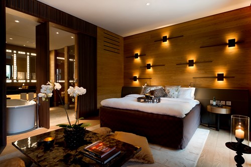 the chedi bedroom luxury ski break