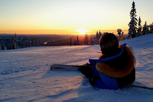 Trysil sunrise skiing