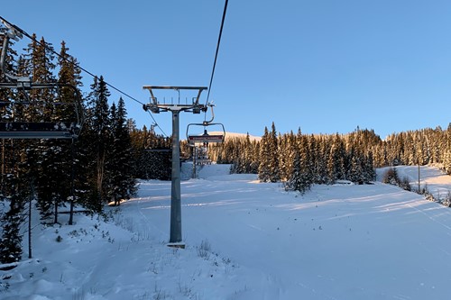 Trysil lift golden hour