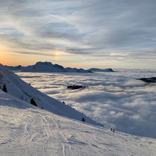 Les Arcs, today 📷: @margauxbeltrami via Instagram