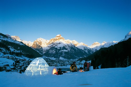 skiing in Engelberg from Dublin