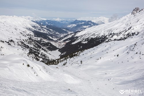 combe du Vallon Meribel piste