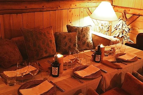 french restaurant chamonix cosy setting