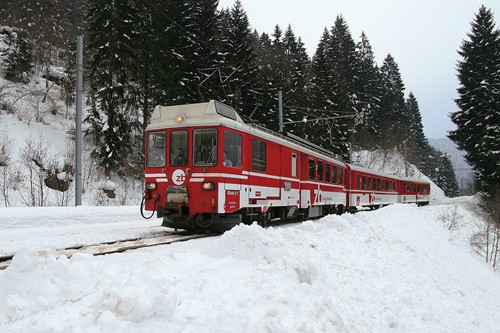 Engelberg ski train, switzerland