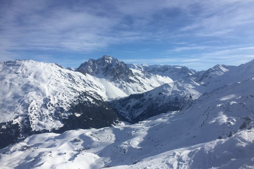 meribel blue skies