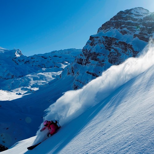 Engelberg-Switzerland-off-piste-skiing