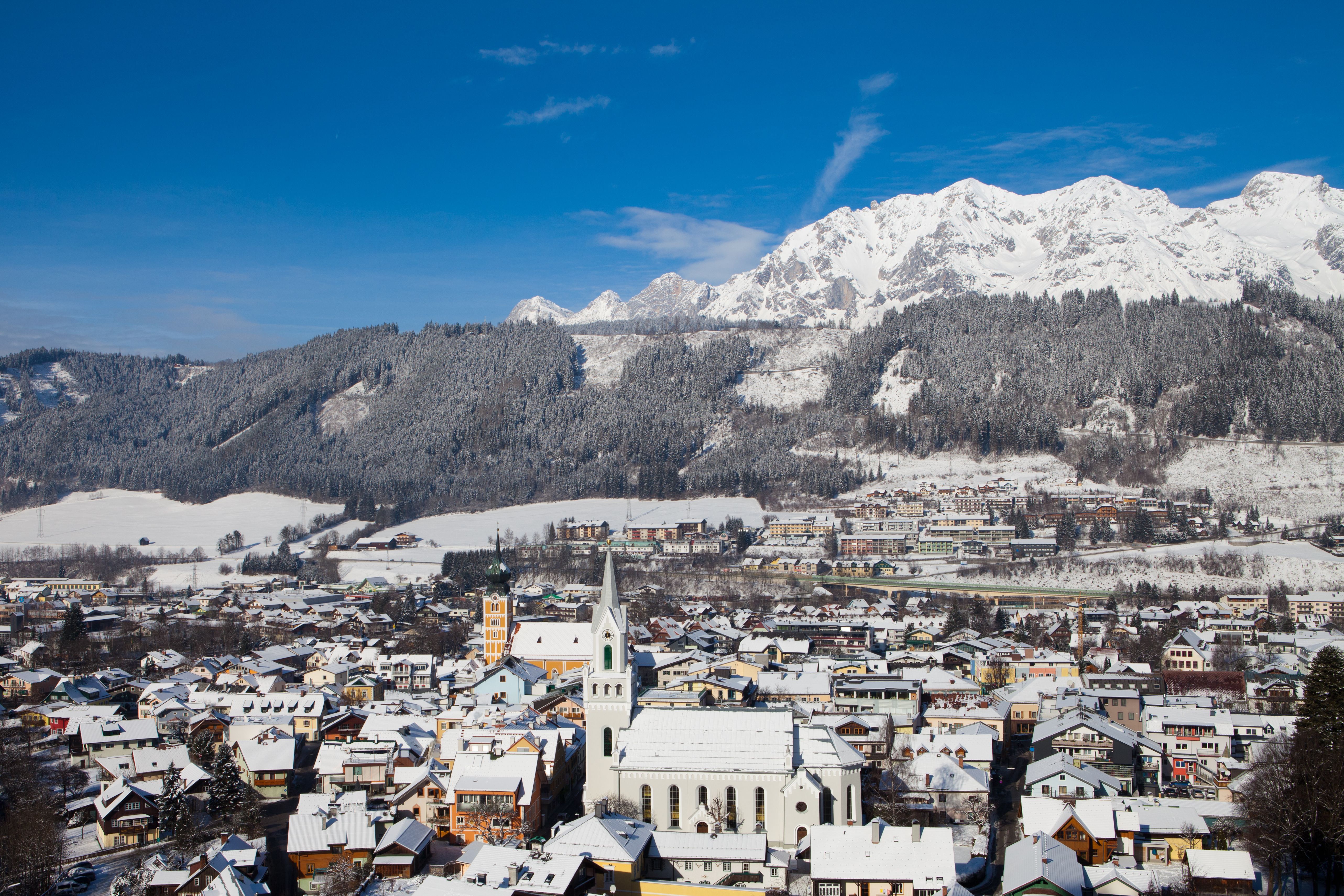 Schladming town, Austria