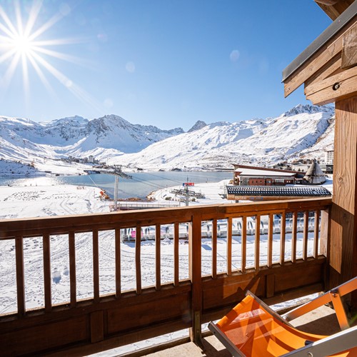 Hotel Le levanna Tignes Le lac- Balcon Chambre .jpg