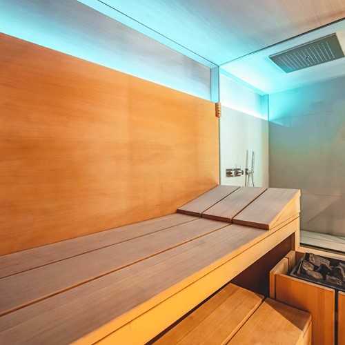 Inside the sauna - Chalet Renard Blanc