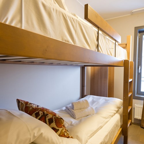 bunk beds in the family room at Radisson Blu Mountain Resort Trysil