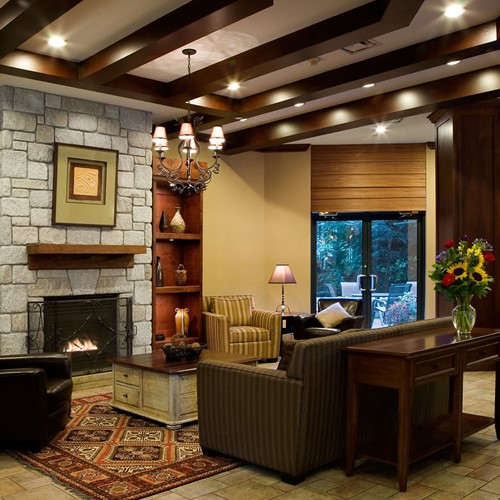 Delta Whistler Village Suites, ski accommodation in Canada, lounge & lobby