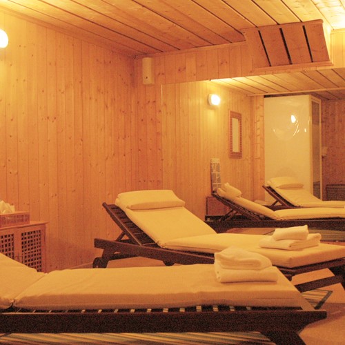 Relaxation room at Hotel Royal Rochebrune Megeve, ski hotel France