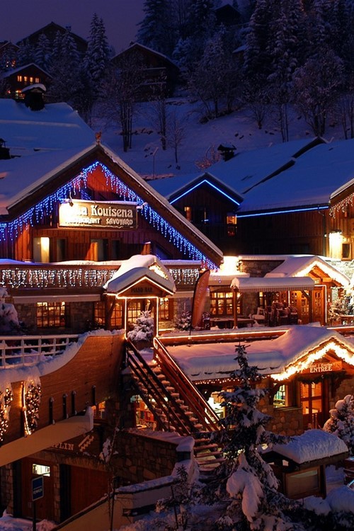 Hotel Eterlou Meribel-hotel exterior in the snow