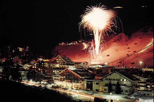St Anton fireworks new years eve