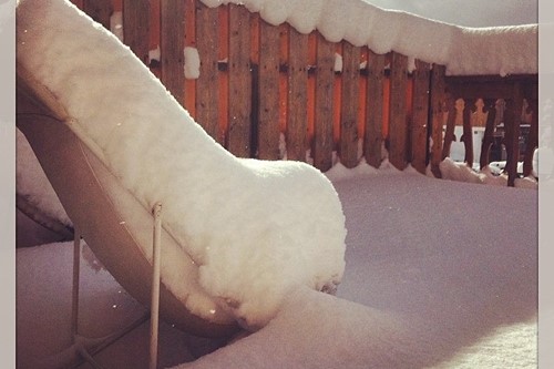 St Anton - recent snowfall