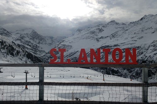 st anton sign at rendl beach