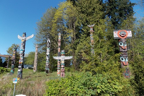 Vancouver, Stanley Park, totems