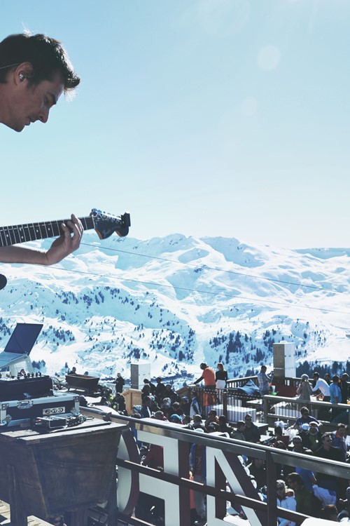 Folie Douce apres party in Meribel, France. Best apres ski in Europe