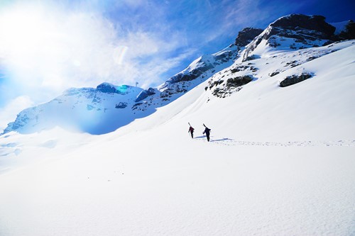 Morzine, hiking into off piste.jpg