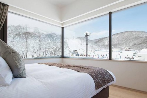 Luxury ski views