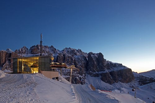 skiing in Cortina from Manchester