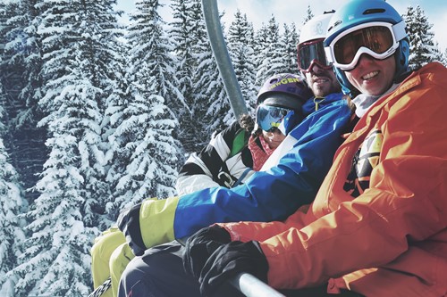 Chairlift selfie