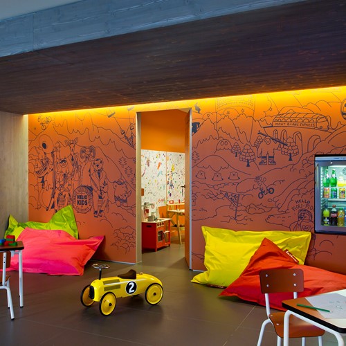 Hotel Heliopic-Chamonix ski resort-kids play area