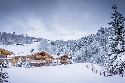 beginner friendly skiing in Megeve