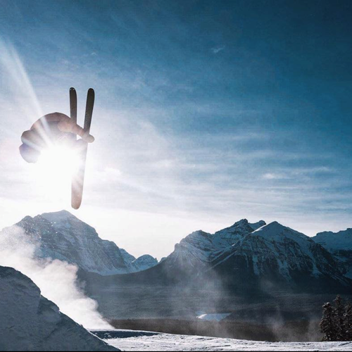 ski jumping in Banff