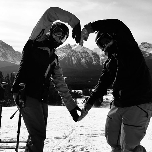 Skiing in Banff